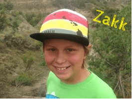 Zakk smiling